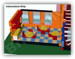 Interieur Springfield elementar school en lego - serie Simpson